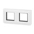 Plaque de finition 2 x 2 modules horizontale Blanc - Mosaic LEGRAND