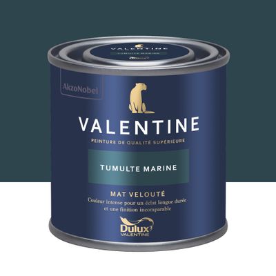 Peinture Valentine Mat Velouté Tumulte Marine 125 mL - DULUX VALENTINE