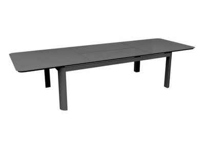 Table de jardin à rallonge DARIUS aluminium graphite 230/350 x 120 cm, Livraison à domicile incluse - PROLOISIRS