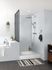 Peinture de rénovation pour salle de bain gris délicat finition satinée 0,75 L - V33