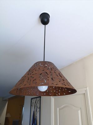 Monture plastique E27 pour suspension noir - GEFOM