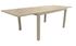 Table de jardin à rallonge OLIVIA aluminium beige 140/240/97x75 cm - PROLOISIRS