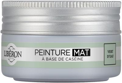 Peinture meuble bois à la caséine mat vert d'eau 75 ml LIBERON