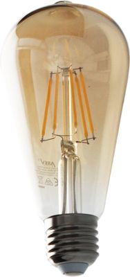 Ampoule LED EDISON ambrée 6W 720 lumens dimmable blanc chaud - ARLUX