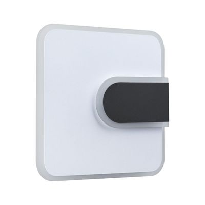 Applique murale LED design 1520 lumens lumière blanc neutre carrée Noir/blanc - 2Form PAULMANN