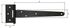 Penture anglaise 250 mm noir ALBERTS