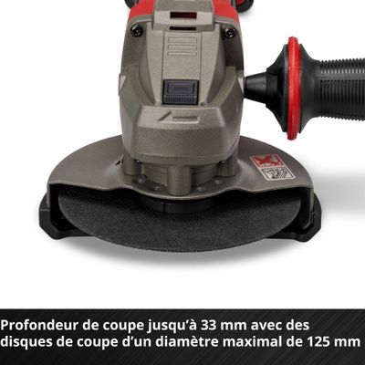 Meuleuse d'angle sans fil TE AG 18/125 2 Li EINHELL