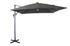 Parasol déporté led 2,70x2,7 m gris PROLOISIRS Livraison à domicile incluse