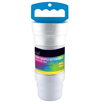 Pipe WC souple extensible 270-570mm - FITT