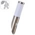 Applique extérieur E27 détecteur de mouvements Davis nickel brossé IP44 20W - COREP