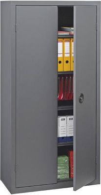 Armoire monobloc avec portes battantes anthracite 180 x 90 x 43 - SNOR