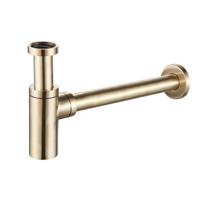 Siphon réglable pour lavabo laiton brossé - EDOUARD ROUSSEAU