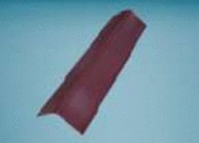 Rive de toiture recyclée Ely rouge l.170 x L.1050 mm PLASTIBAT