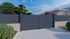Portail battant Balthazar alu ouverture droite poussant 3m x 1m51 gris COFRECO