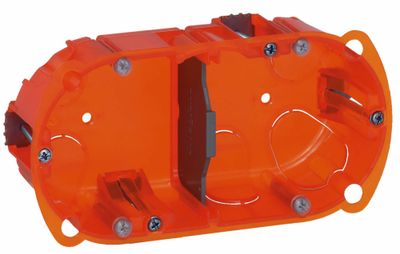 Boîte d'encastrement double multimatériaux batibox LEGRAND