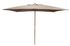 Parasol droit 3x2 m taupe en eucalyptus  LOISIRLOISIRS Livraison à domicile incluse