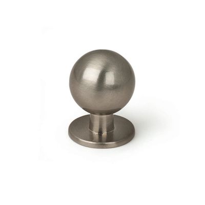 Bouton de meuble boule nickel diamètre 30 mm REI