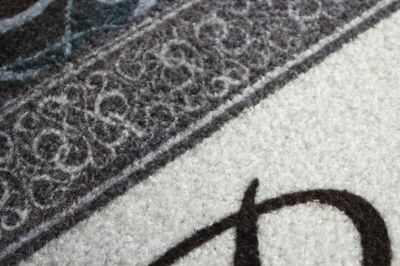 Tapis Dallas bienvenue gris - 40X60 - ID HOME