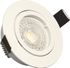 Spot LED encastrable GU10 orientable lumière blanc neutre Blanc - Saphyr ARLUX