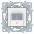 Détecteur de mouvements + bouton poussoir blanc - Unica SCHNEIDER ELECTRIC