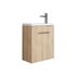 Lave-mains de salle de bains Lena 50 x 40 x 22 cm MDF bois