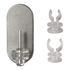 Piton adhésif 3 en 1 en PVC Finition Transparent par 2 - MOBOIS