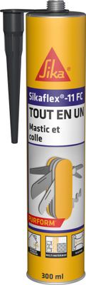 Mastic Colle Polyuréthane Sikaflex 11 FC Anthracite 300 ml SIKA