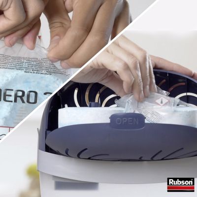 Absorbeur d'humidité Aéro 360° 40m² + 2 recharges RUBSON