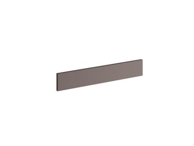 Bandeau bas four pour meuble de cuisine Lotus basalte mat 10 x 60 cm OFITRES
