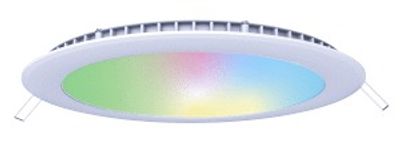 Spot LED encastrable extra-plat connecté WiFi multicolore + blanc Blanc - Onyx2 ARLUX