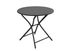 Table de jardin pliante GUERIDON aluminium graphite ø 80 cm, Livraison à domicile incluse - PROLOISIRS