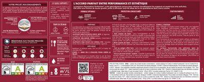 Peinture de rénovation pour cuisine effet bois noyer 0,75L - V33