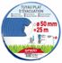 Tuyau plat recyclé 50 mm x 25 m SPID'O