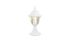 Borne extérieur E27 39,5cm Livenza blanc IP44 60W - TRIO