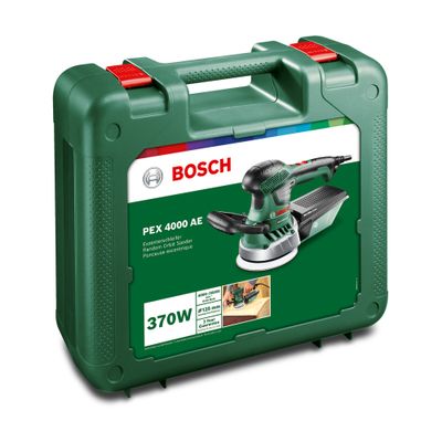 Ponceuse excentrique diamètre 125 mm 350 W + 25 abrasifs PEX 4000 AE BOSCH