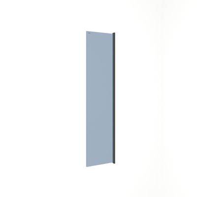 Déflecteur pivotant 40x200 cm profilé noir verre fumé 8 mm Signature - OCEA