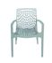 Fauteuil de jardin GRUVYER polypropylène vert pastel - GRANDSOLEIL