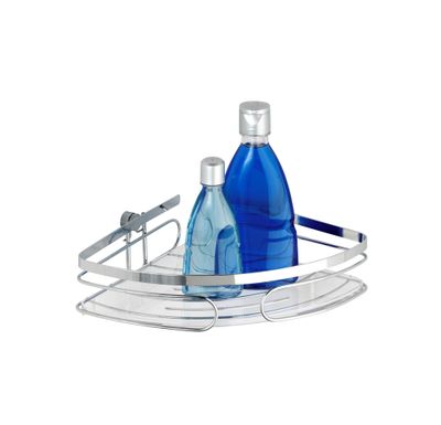 Etagère de salle de bain d'angle acier inox Premium WENKO