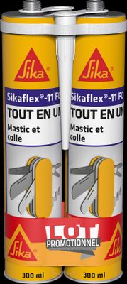 Mastic Colle Polyuréthane Sikaflex 11 FC Purform Blanc 300 ml par 2 SIKA