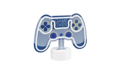 Lampe à poser LED Control blanc et bleu - REALITY