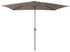 Parasol droit 2x 3m taupe  inclinable manivelle PROLOISIRS Livraison à domicile incluse
