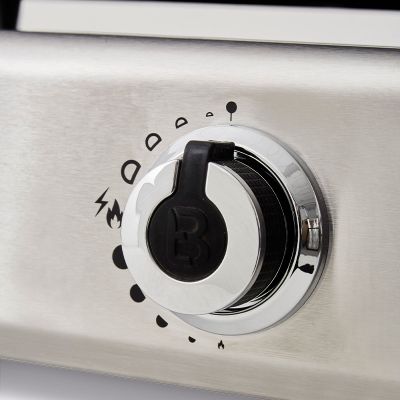 Plancha à gaz 3 brûleurs Silvia II G Fonte BRASERO