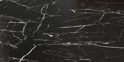 Carrelage sol intérieur effet marbre noir mat MARROCO ép 8 mm 60 x 120 cm paquet de 1,43 m² CERAM INDUSTRIE