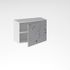 Porte pour meuble hotte de cuisine Lotus béton mat 42 x 60 cm OFITRES