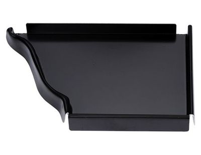 TALON CORNICHE DROIT ALU NOIR
