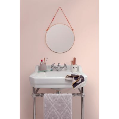 Peinture Crème de Couleur Cuisine et Bain Satin Bouton de Rose 2 L