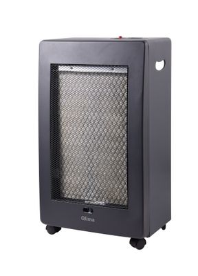 Poêle à gaz à catalyse 2,5 kW GH825C G1/2 sans détendeur noir - QLIMA