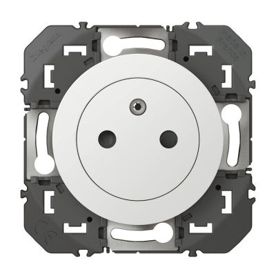 Prises 2 pôles + terre Dooxie affleurante blanc par 40 - LEGRAND