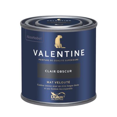 Peinture Valentine Mat Velouté Clair Obscur 125 mL - DULUX VALENTINE