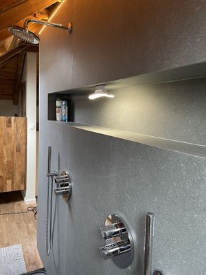 Applique LED tactile Baelo IP44 200 lumens blanc neutre - TIBELEC